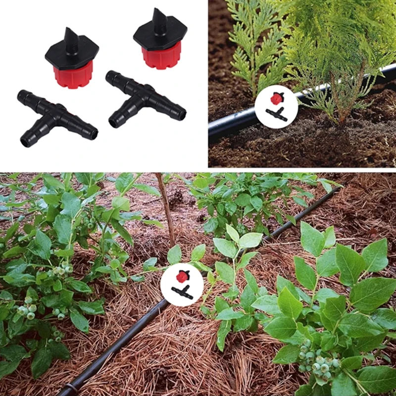 PORK-200 Adjustable Irrigation Drippers With Drip Irrigation Kit For Garden Watering Fitting