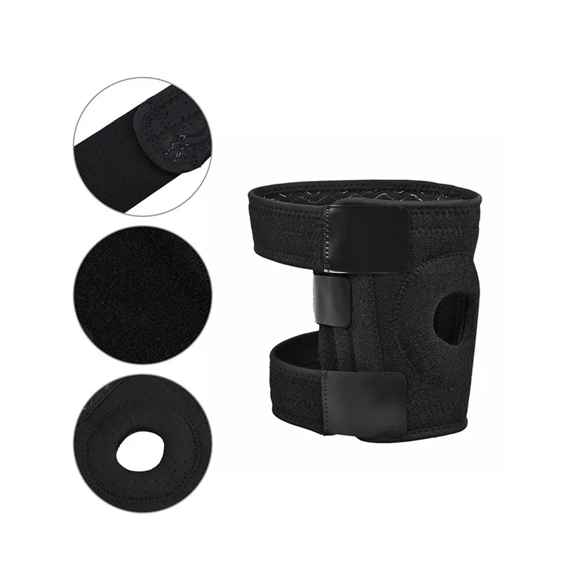 WW22 Basketball Outdoor Adult Sports Knee Pads, Cycling Running Knee Mountaineering Fitness, Spring Bar Support