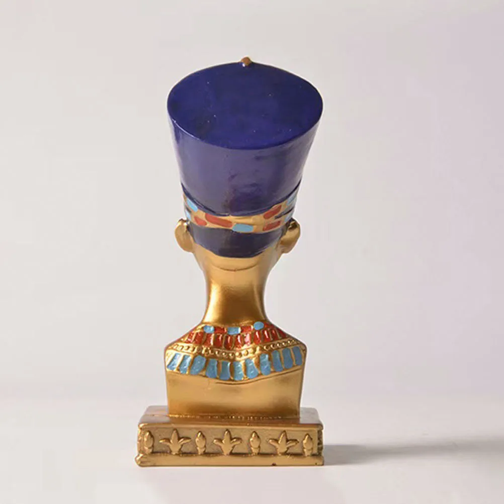 

Egyptian Resin Bust Sculpture Ancient Style Home Decoration Simple Shape Full Imagination Gift Egyptian Statue