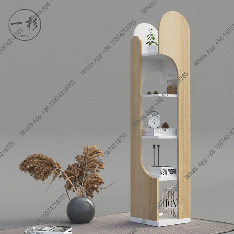 

Угловой напольный стеллаж для книг: современный, минималистичный, в стиле легкой роскоши, скандинавский дизайн для гостиной и спальни, декоративная книжная полка