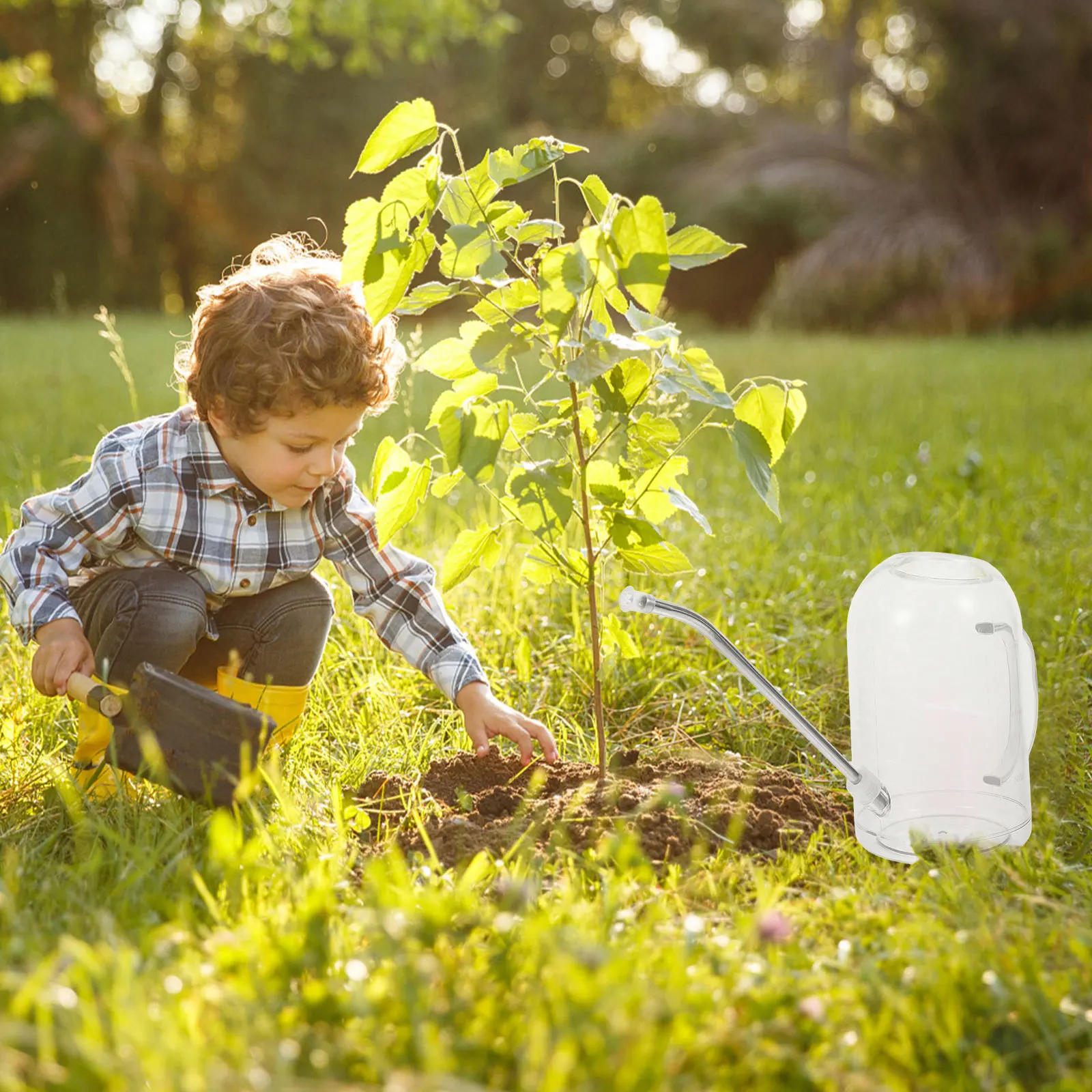 

1Set Plant Watering Can Long Spout Water Bucket Indoor Flower Watering Pot Portable Durable Large Capacity Water Kettle