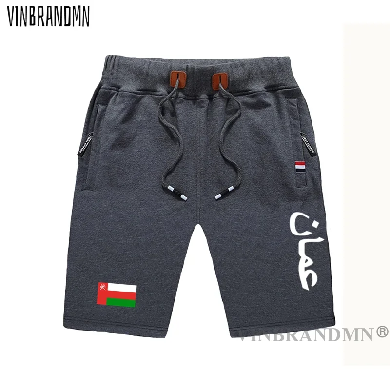 Sultanate of Oman Omani mens shorts beach man men's board shorts flag workout zipper pocket sweat bodybuilding OMN Arabic print