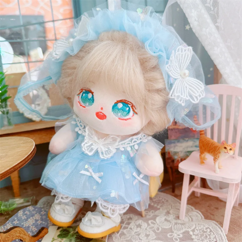 فستان الزفاف 20 سنتيمتر ملابس دمى القطن الزي لوليتا القطن دمية الملابس البسيطة Kawaii أفخم ملابس دمى 20 سنتيمتر دمية القطن