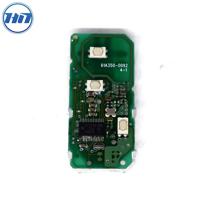 純正 FSK 433MHz 4D チップ 3ボタン スマートカーキー ブランク Rika 61A350-0092 リモートキーフォブ用