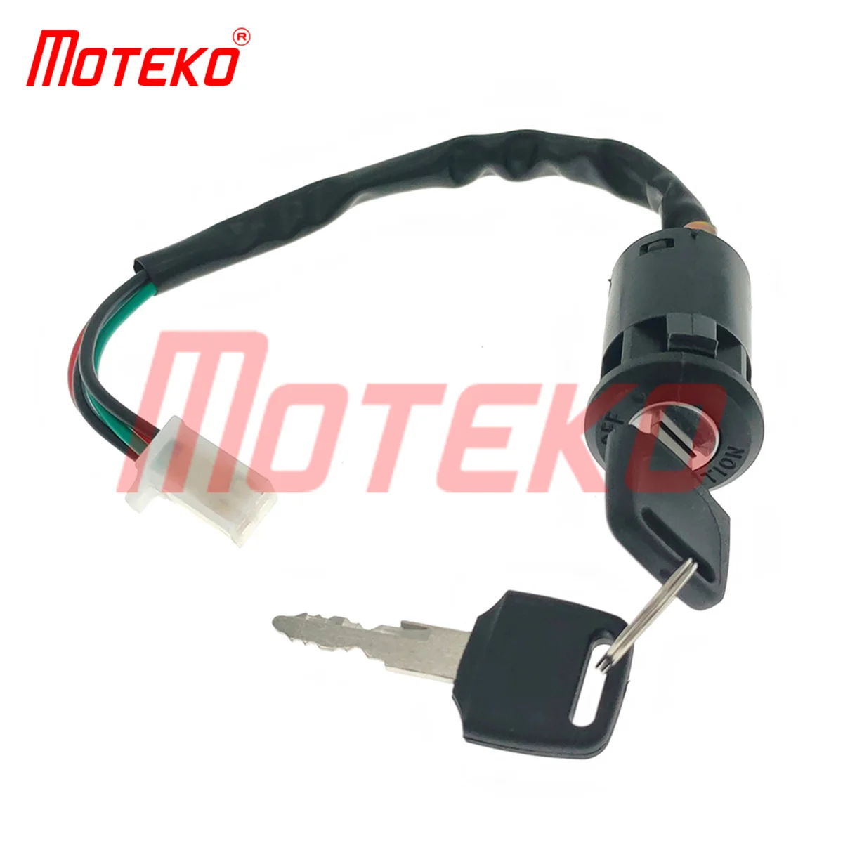 BX17110202 IGNITION SWITCH LOCK 4 FEMALE PLUG MOTORCYCLE ACCESSORIES FOR ATV110 ATV50 CG125 GXT200