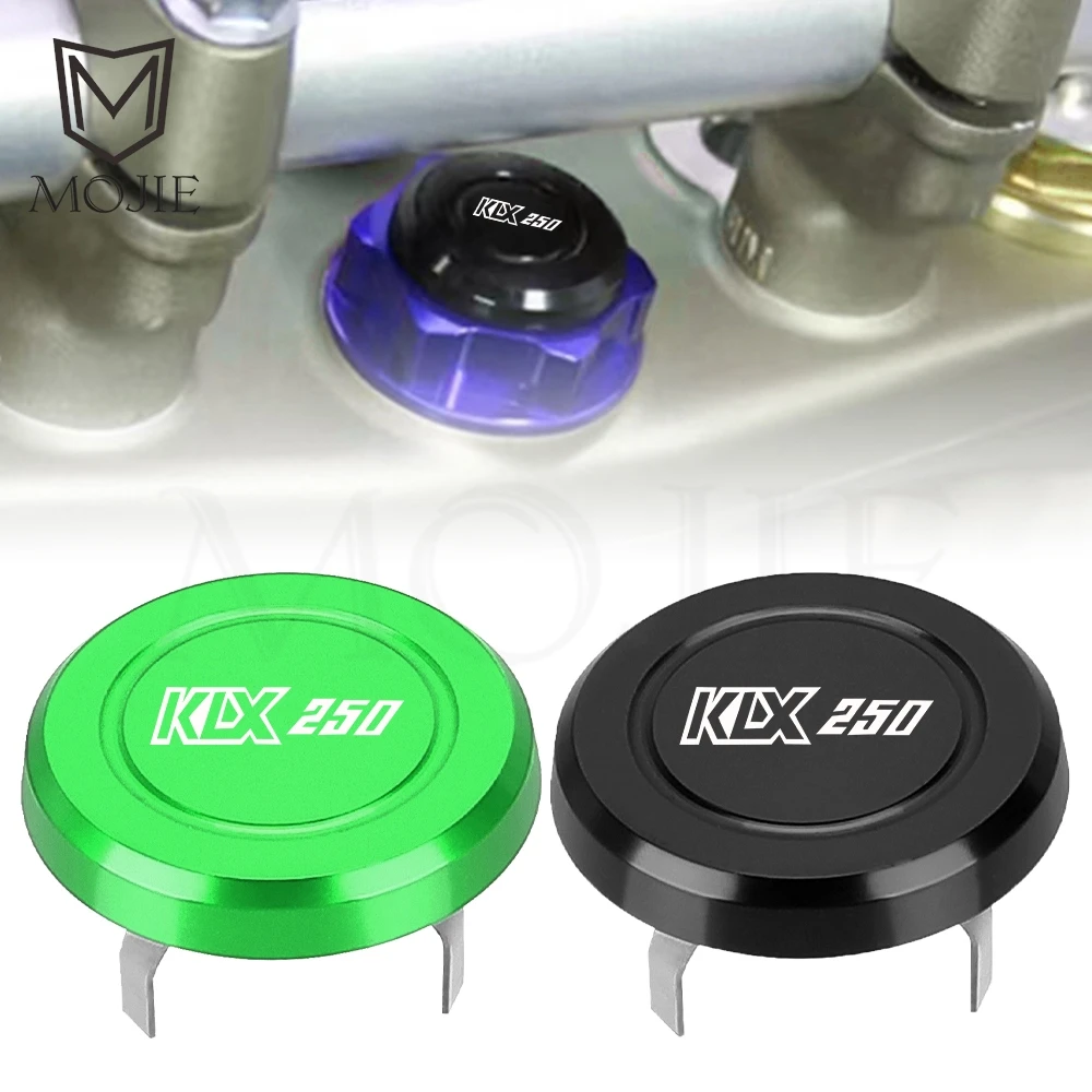 

Motorcycle HandleBar Stem Shaft Decorative Cover Steering Stem Nut Cap For Kawasaki KLX250 KLX450R KLX 250 KLX 450R KLX 450 R