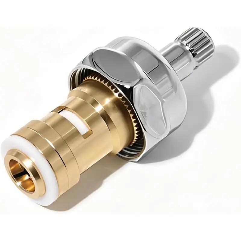 Y42A-Faucet Replacement Cartridge 21-309L- Hot/Cold Water 1/4 Turn For Krowne Royal Series Faucets& Pre-Rinse Units,Without Hand