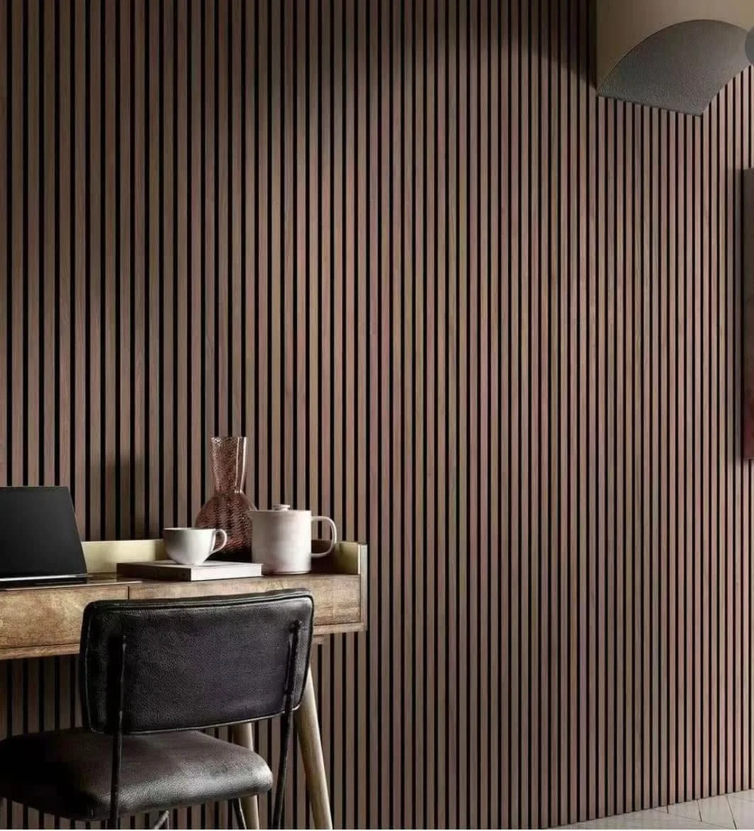 EAZART High Quality Decorative Wooden Oak Sound Absorbing Board Acoustic Ceiling Panels Wood Slat Wall Panel