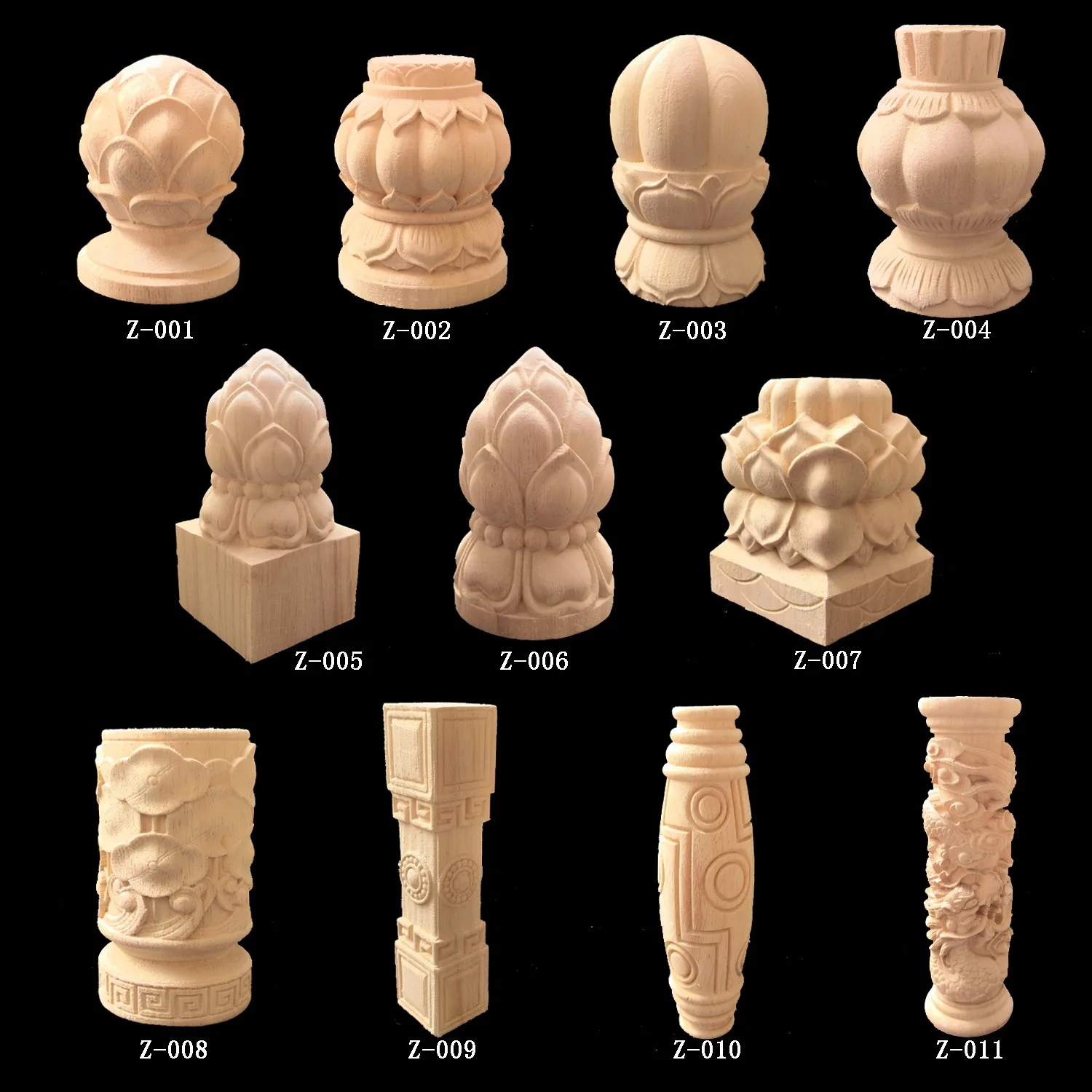 

Wood Furniture Legs Bed Bun Feet Replacement Chunky Wooden Furniture Feet for Sofa Couch Home Decoration Applique Wood Frame