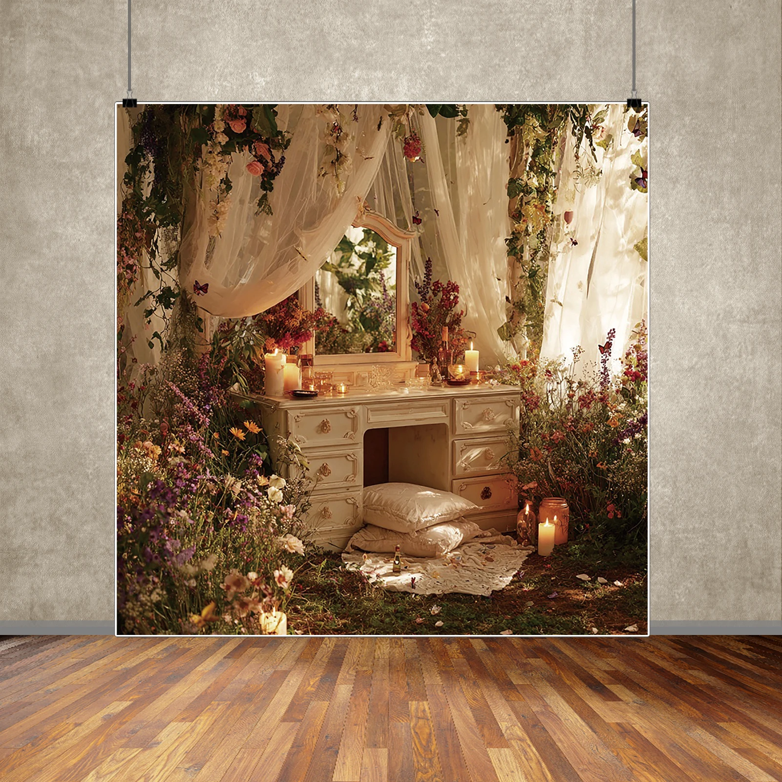 MOON.QG Interior Decoration Backgrounds For Photography Table Light Sofa Backdrop Photocall Poster Wallpaper Shooting Props