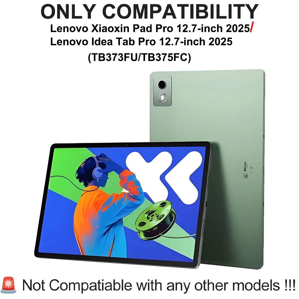 Capa para lenovo ldea tab pro 12.7 polegadas 2025 para lenovo xiaoxin pad pro 2025 12.7 polegadas/caixa protetora de teclado bluetooth sem fio