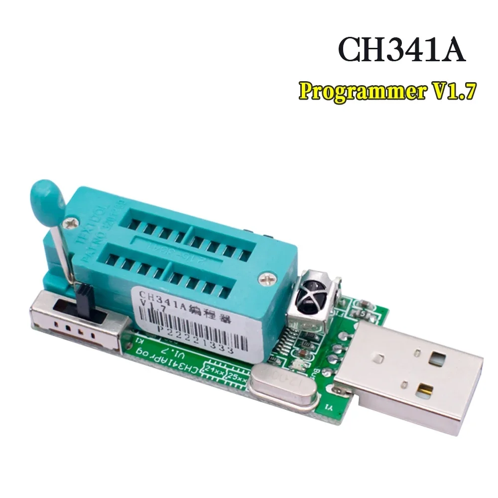 CH341A programmatore V1.7 1.8V Level Shift W25Q64FW W25Q128FW Gd25LQ64 CH341A programmatore V1.7 1.8V Level Shift W25Q64FW W25Q128FW