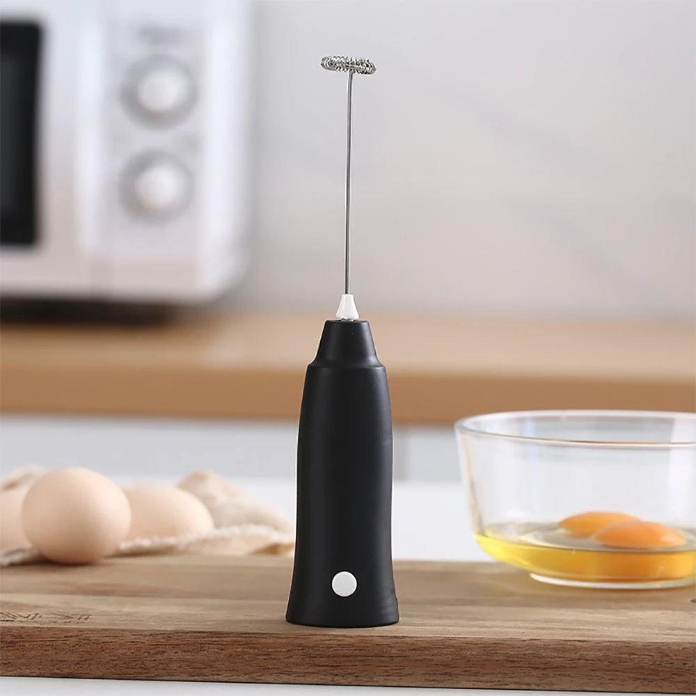 Electric Egg Beater Milk Frother For Coffee Mini Stainless Steel Stirring Tools Kitchen Accessories Gadgets