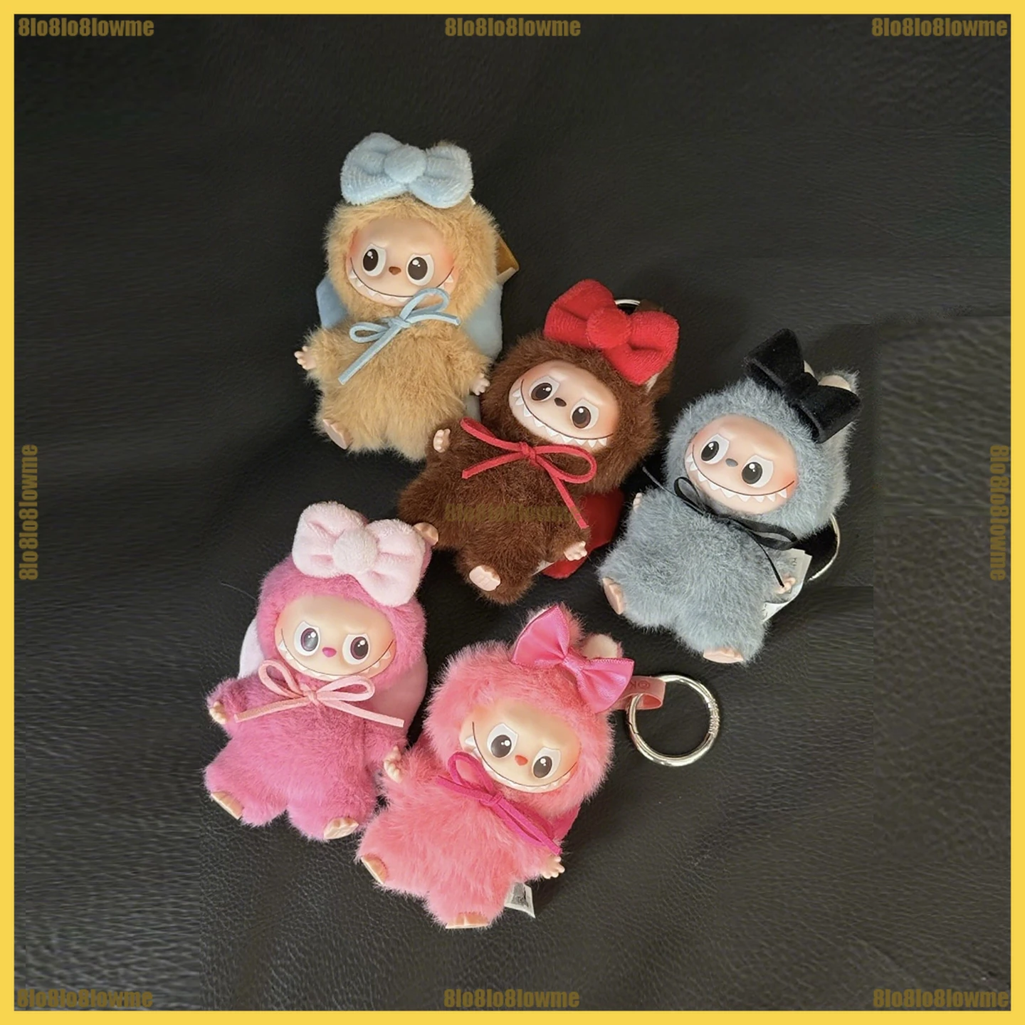 

For Labubu 4.0 Clothes Sweet Bow Headdress Bowknot Outfit Mini Plush Doll Clothing Fashion Doll Accessories Boy Girl Gift