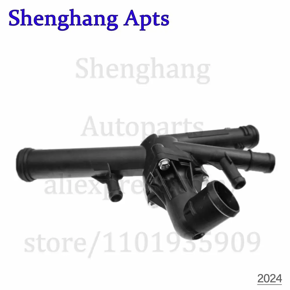 03H121117A,03H121117B,03H121117C Engine Coolant Thermostat AssemblyFor Audi Q7 3.6 VW EOS Passat Phaeton Touareg V6 2005-2018