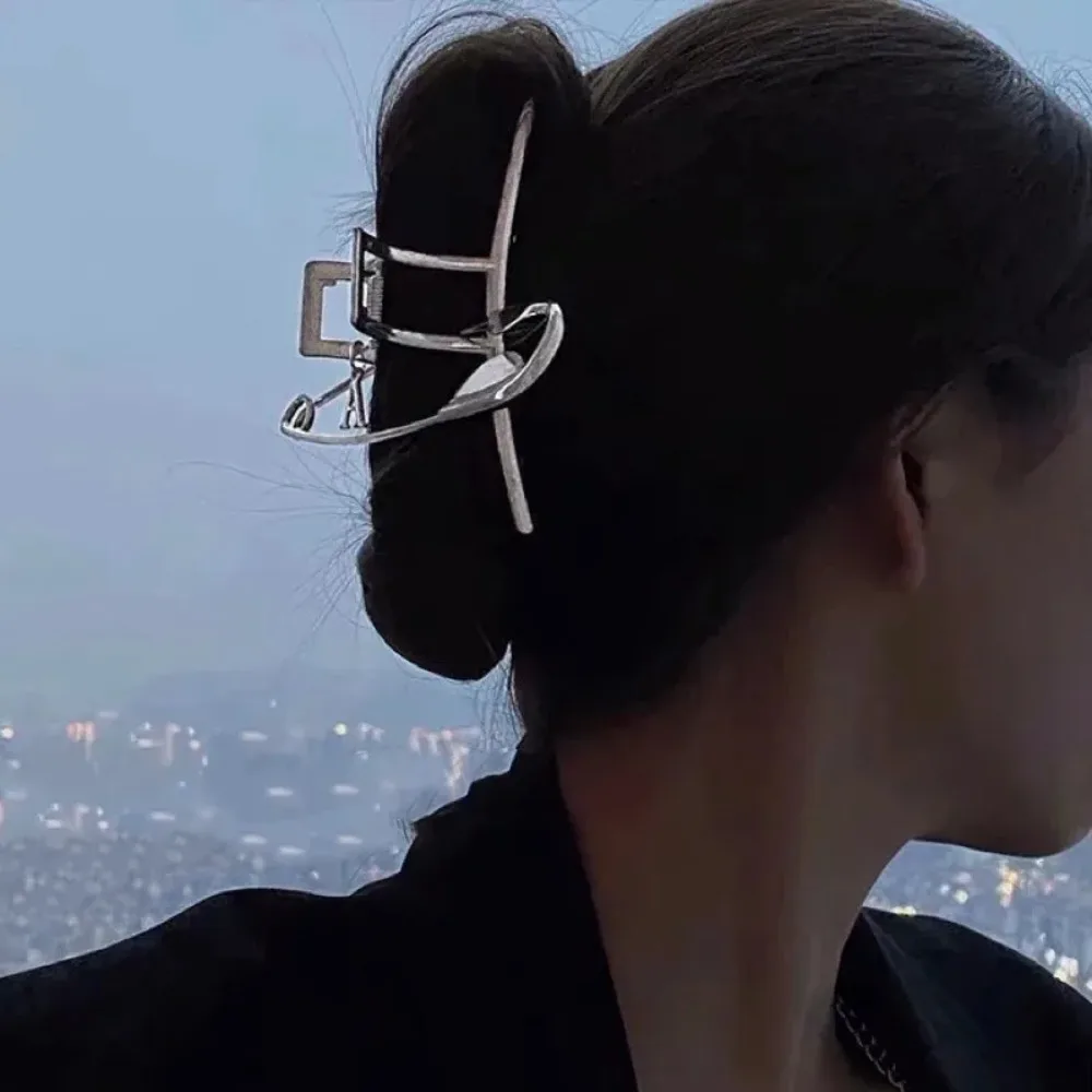 Новый дизайн, безопасные большие металлические булавки для волос, когти, 1 шт., модные заколки для женщин и девочек, аксессуары для волос, заколки для волос, заколки для волос, головные уборы