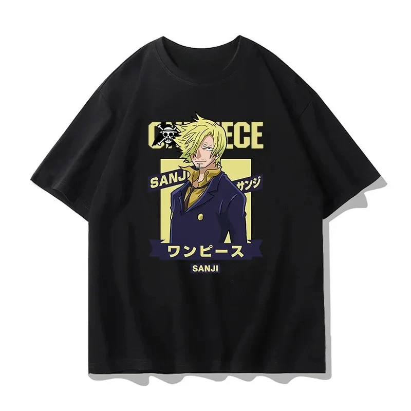 

One Piece Graphic T-Shirt Luffy ACE Anime Tee Men's Summer Fashion Oversize Street Casual Y2K Tops Streetwear Clothing 2026