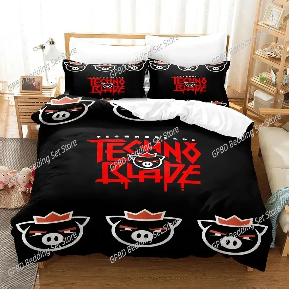 3D Print Alex Technoblade Bedding Set Double Twin King Duvet Cover Comforter Pillowcase Boys Girls Adults Bedroom