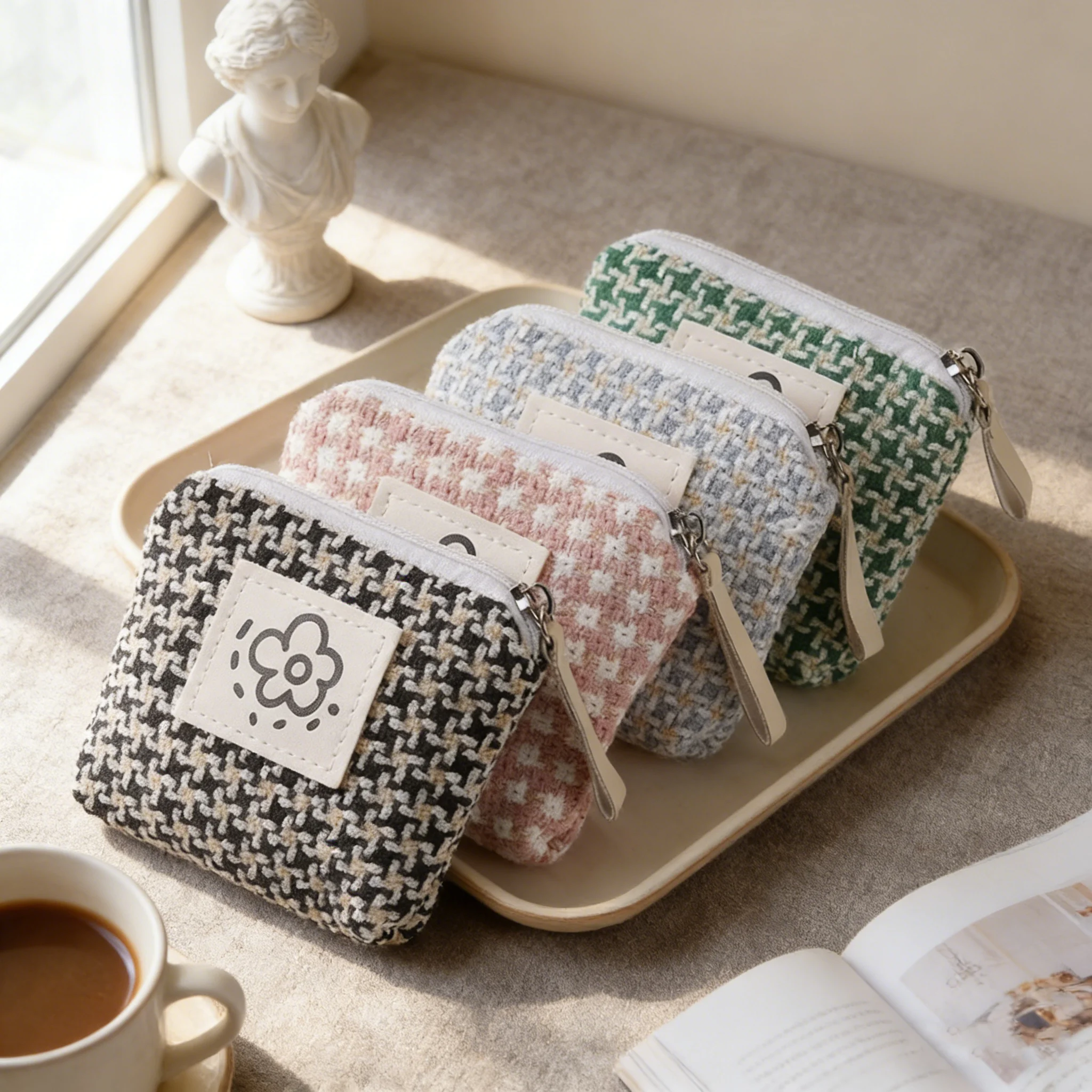 

New Cross-Border Soft Little Chiffon Makeup Bag, Ins Style Japanese Minimalist Large Capacity High-Quality Fashion Small Bag