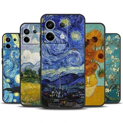 Van Gogh Art Oil Painting Case For Redmi Note 13 Pro Plus 9 10 11 12 Pro 9S 10S 11S 12S Cover For Redmi 12 C 10C 13C