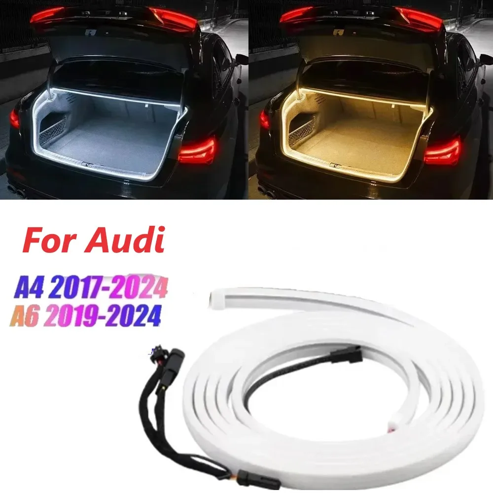 

Rear Trunk LED Light for Audi A6(19-24) Car LED Stip Light White or Warming White.