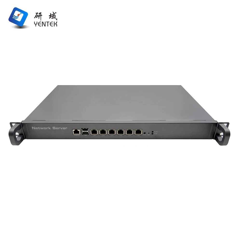 1U Rackmount Pfsense Firewall Appliance Core I5/i7 6 LAN POE SFP Network Security Server PC With Stock Status
