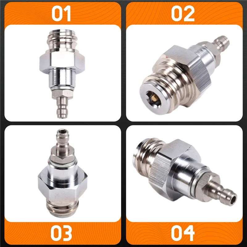 

BMBY-Carbon Dioxide Filling Adapter Male Quick Disconnect For Soda Water Machine Sparkling Maker External CO 2 Tank