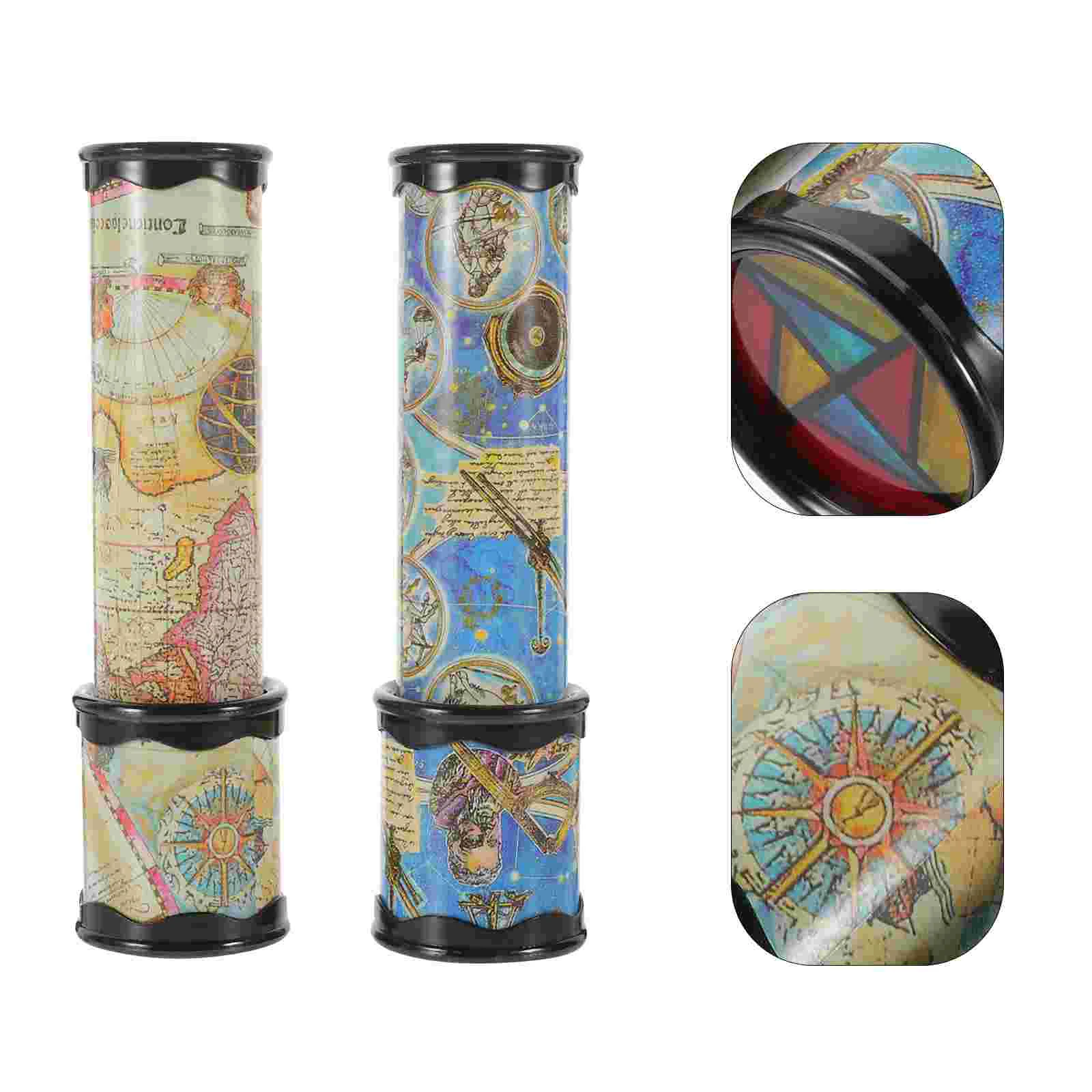 2pcs Classic Kaleidoscope Toy Novelty Games Toy Educational Toys for Kids Children (Random Color) kids kaleidoscope