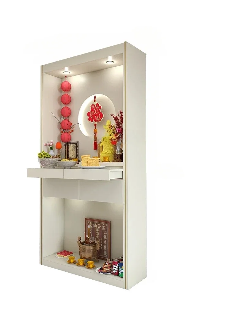 Modern Light Luxury Worship Table Altar Altar Home Middle Hall Incense Fire God Position Landlord Floor Cabinet
