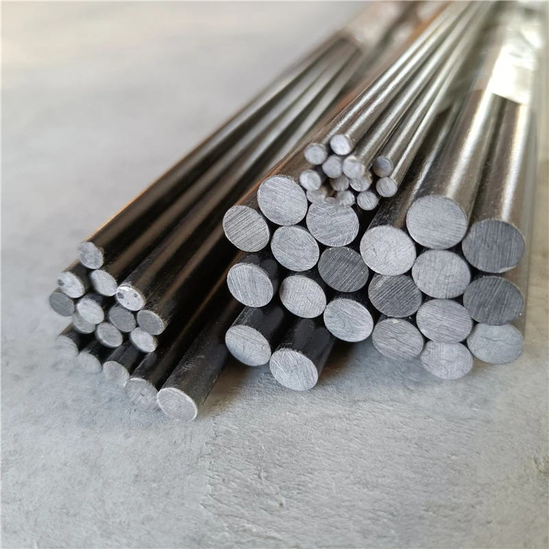 2PC Glass Fiber Rod 8mm/8.5mm/9.5mm/10mm/12mm/12.7mm/15mm/16mm/20mm/25mm Black Fiberglass Bar Lenght 500mm