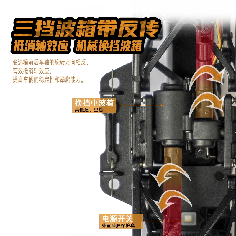 2025 1:24 UDIRC Volledige Schaal RC Klimvoertuig UCX2401 Auto Model Indoor Off Road Afstandsbediening Auto Model