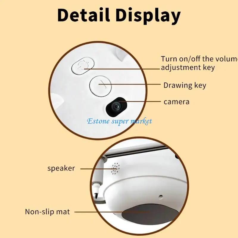 Robot vẽ giáo dục 090B dành cho trẻ Phát triển kỹ năng nhận biết màu sắc Đồ chơi nghệ thuật sáng tạo