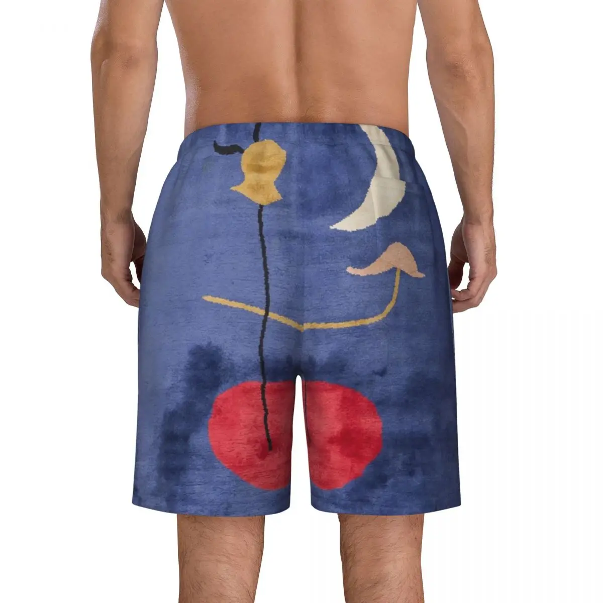 Short de bain personnalisé à séchage rapide pour hommes, maillot de bain, maillot de bain, maillot de bain, maillot de bain, maillot de bain, bucket goals, Joan Miro, art abstrait