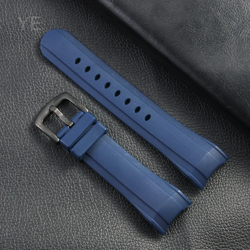 For Graham Riftag Watch Racing Timing Series Curved Interface Skin Friendly Antibacterial Watchbands Waterproof Strap 24mm