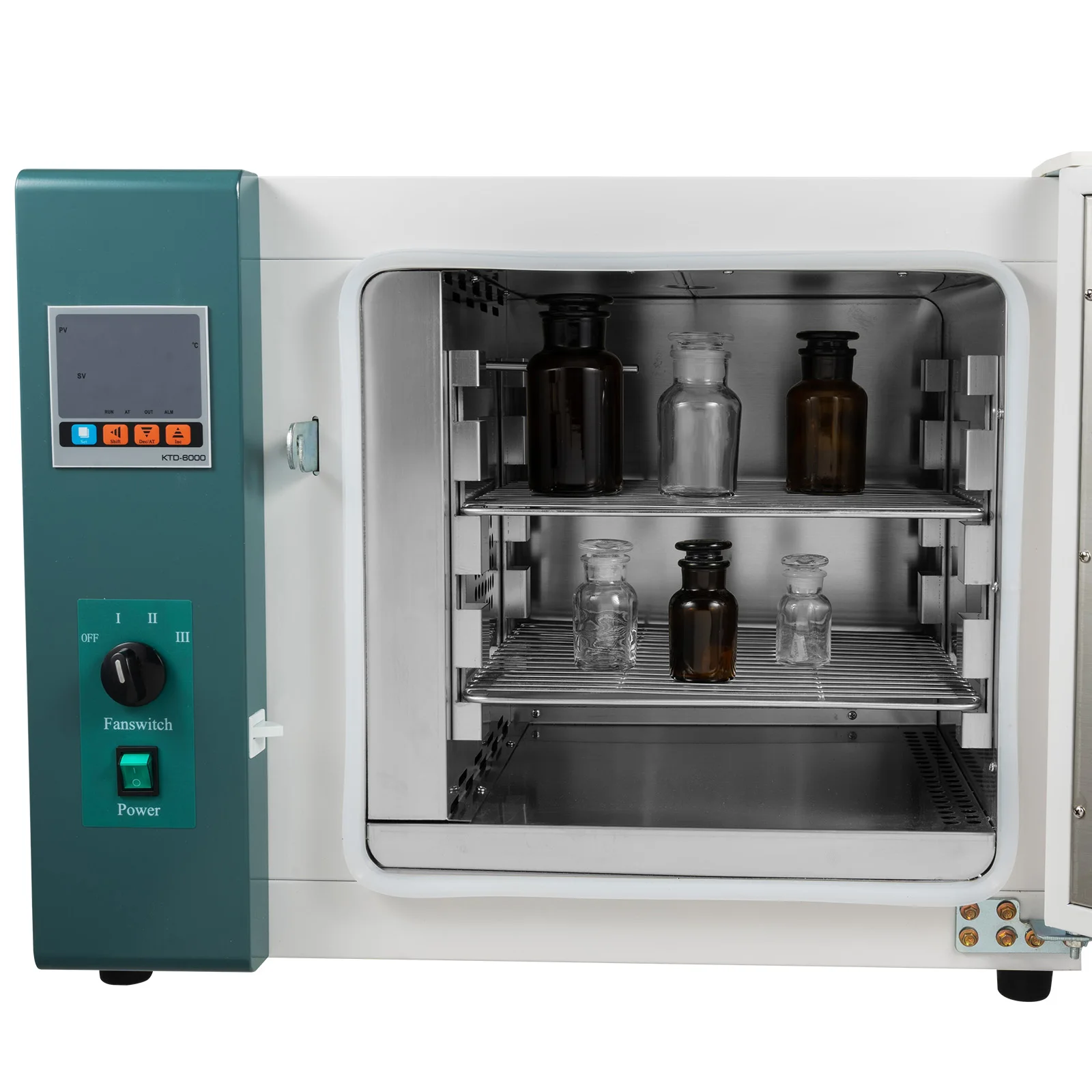 110V 1000 ワット工業用乾燥オーブンラボ工業用デジタル強制空気対流電気オーブン温度制御調整可能