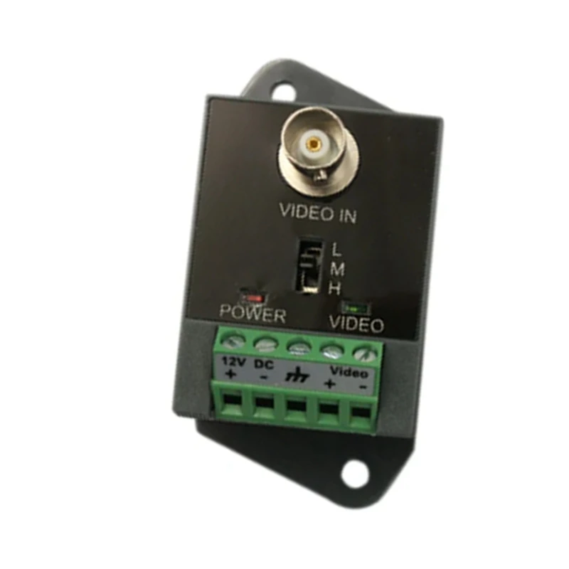 Single-Channel Active Video Balun For CCTV HD-TVI CVI AHD Active HD Video Transceiver Easy To Use