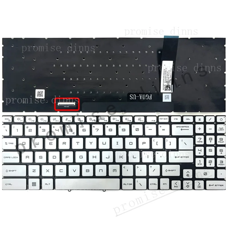 M  New for MSI Stealth 16 17 Studio A13V MS-15F2 MS-17P2 Keyboard US/FR/SP RGB Backlit