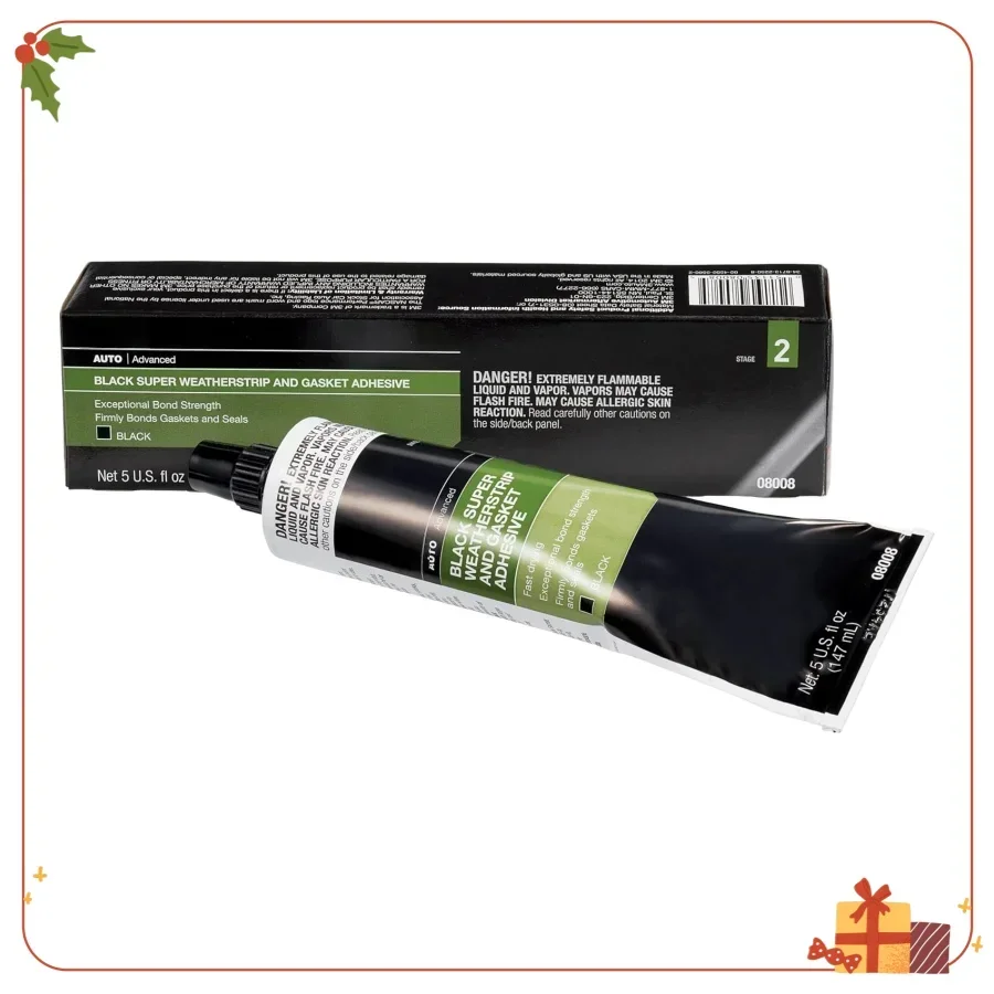 

Прочный черный клейкий уплотнитель на 5 унций, долговечное уплотнение для автомобильных и домашних дверных окон