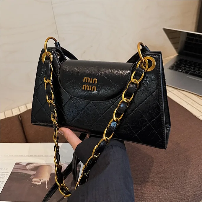 

High-Quality Ladies Shoulder Bag From Luxury Brand Famous Designer - Elegant Leather Messenger Bag For Women