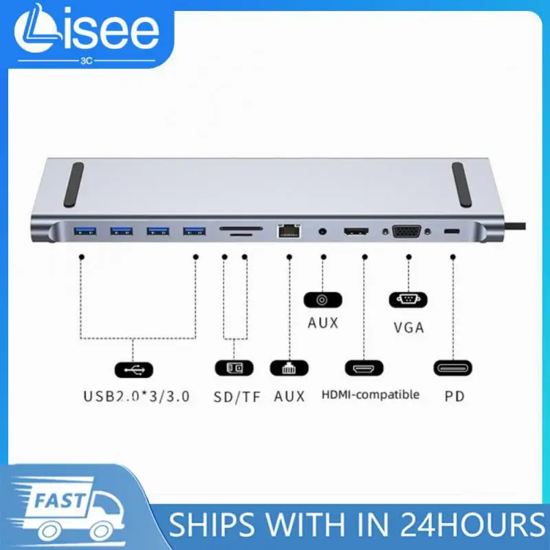 

Док-станция с 11 USB-портами и поддержкой SD/TF-карт