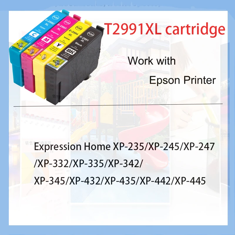 vilaxh 29XL T2991 T2991XL T29XL compatible For Epson ink Cartridges XP 235 247 245 332 335 342 345 435 432 445 442 printer xp235