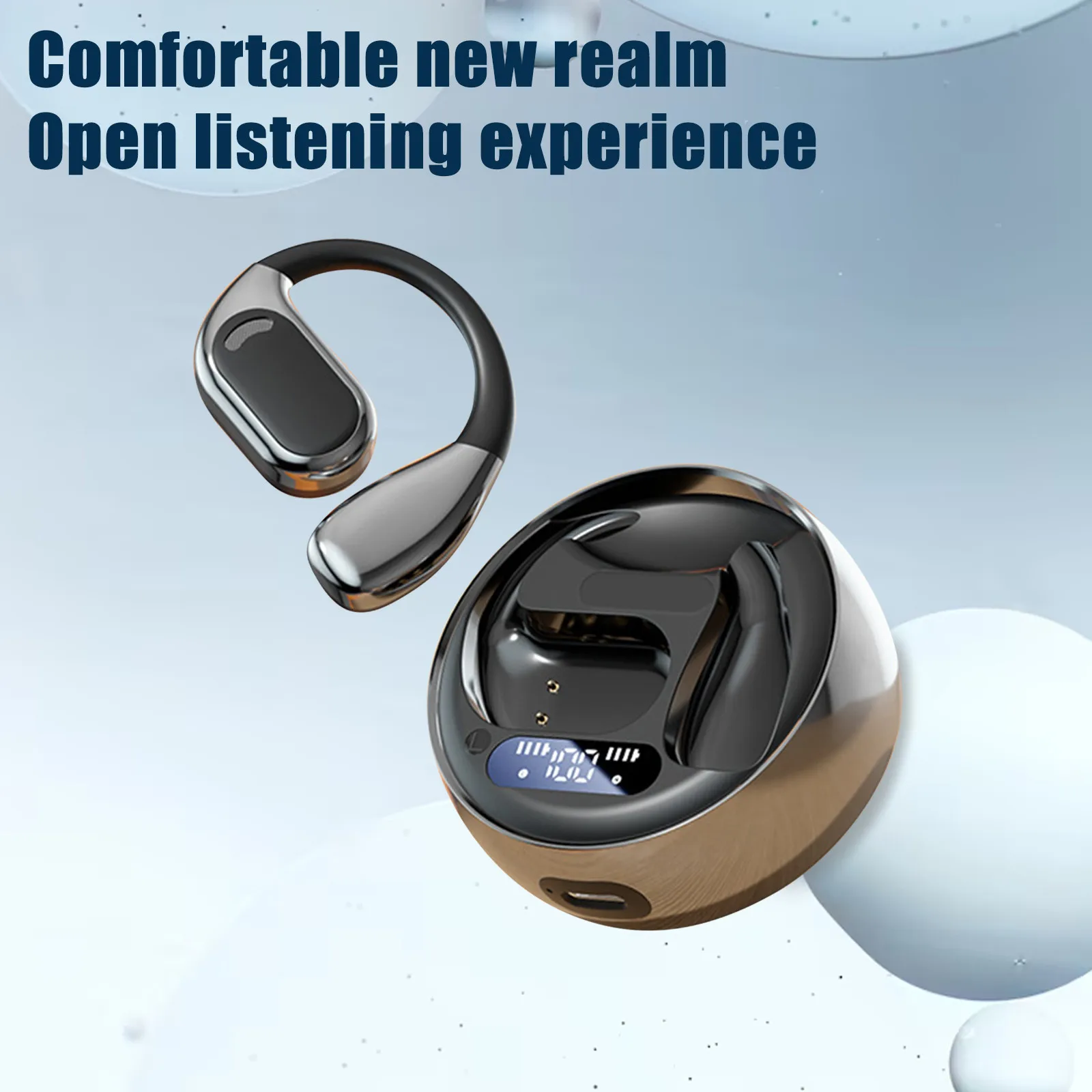 سماعة ترجمة ذكية 144 لغة ​ ​ ​ ​ مترجم سماعة بلوتوث لاسلكية مع تقليل الضوضاء