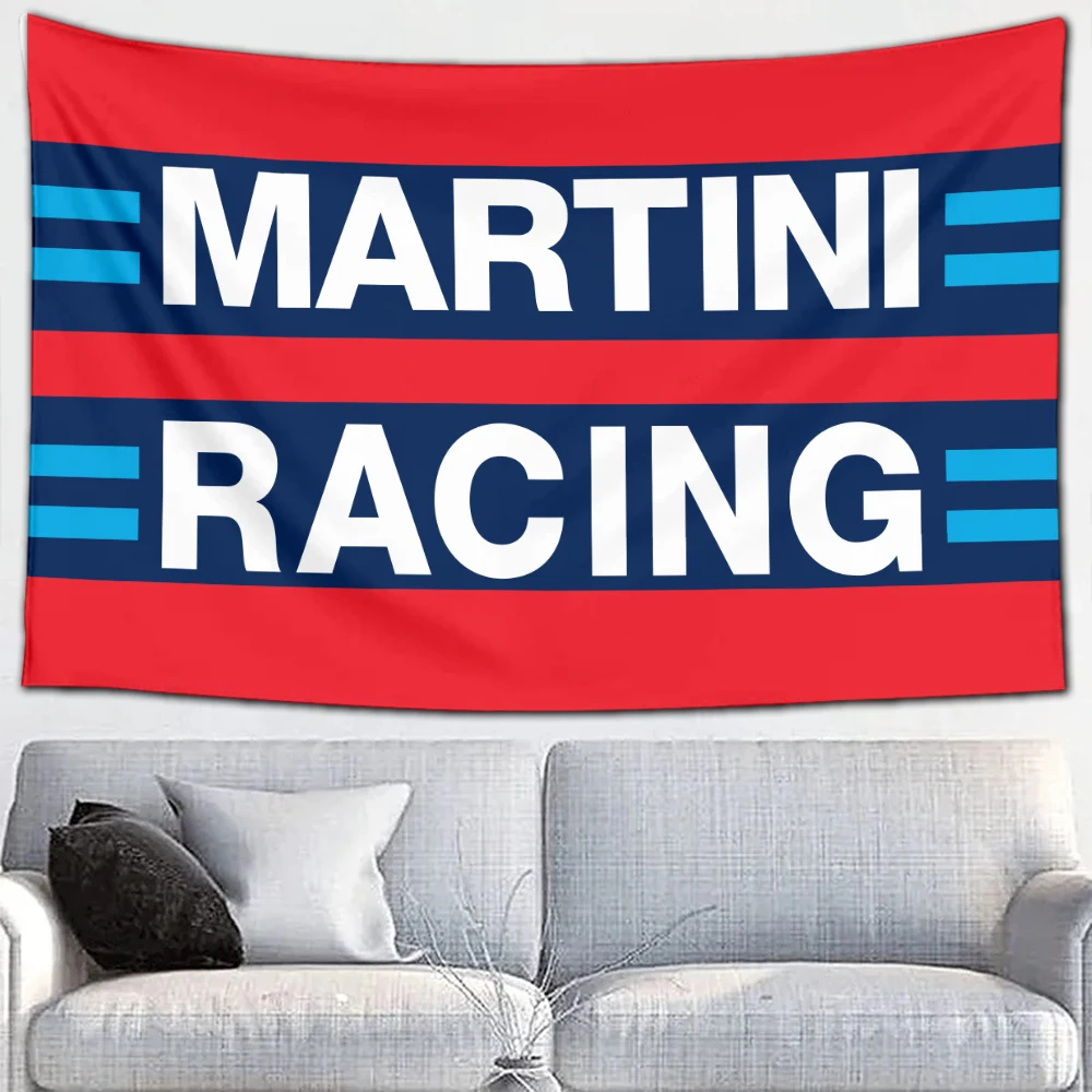 Sports Car Tapestry M-Martinis Wall Hanging  Dormitory Living Room Home Decor