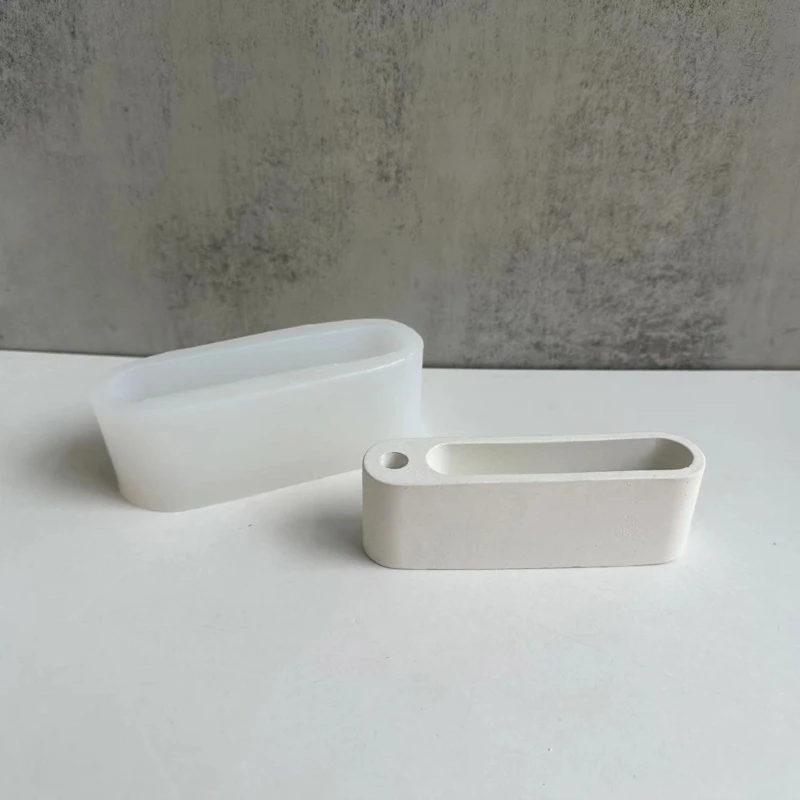 Silicone Molds Pen Holder Epoxy Molds DIY Decoration Desk Resin Mold