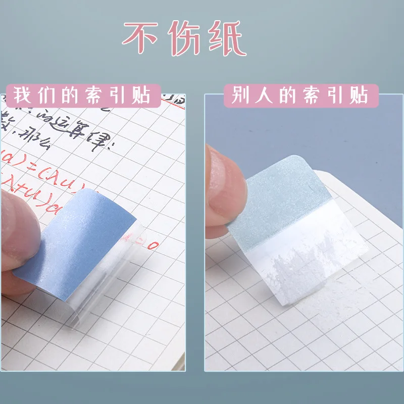 Index Label Notitie Papier Kan Schrijven Netto Rode Sticker Notes Aangeeft Fluorescerende Film Studenten Markering Nummers Note Pad