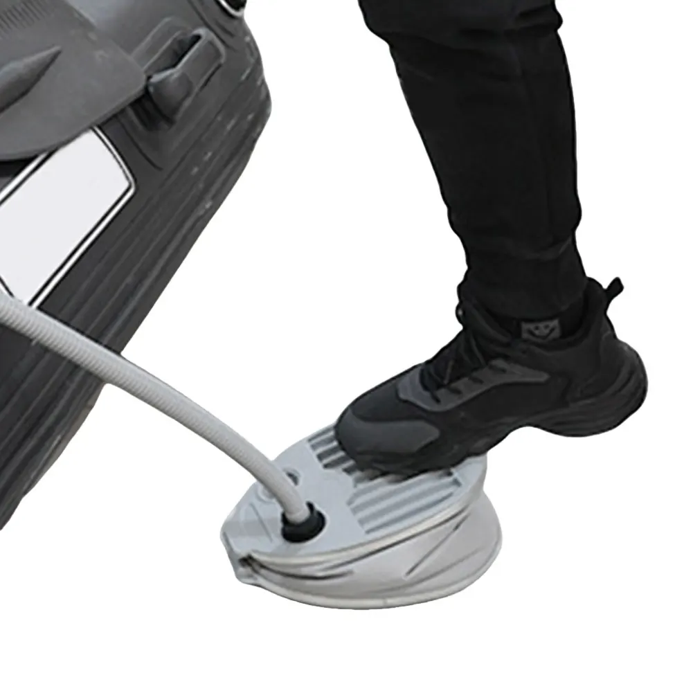 5L Boat Foot Pump High Volume High Pressure Foot Pump Anti-Slip Portable Air Inflator for Inflatable Boats Beds Swimming Rings