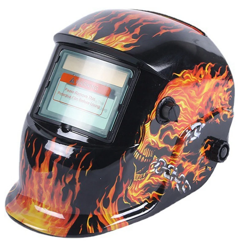

AT43-Welding Helmet Solar Automatic Color Changing Heads Mounted Welding Helmet High Temperature Protection