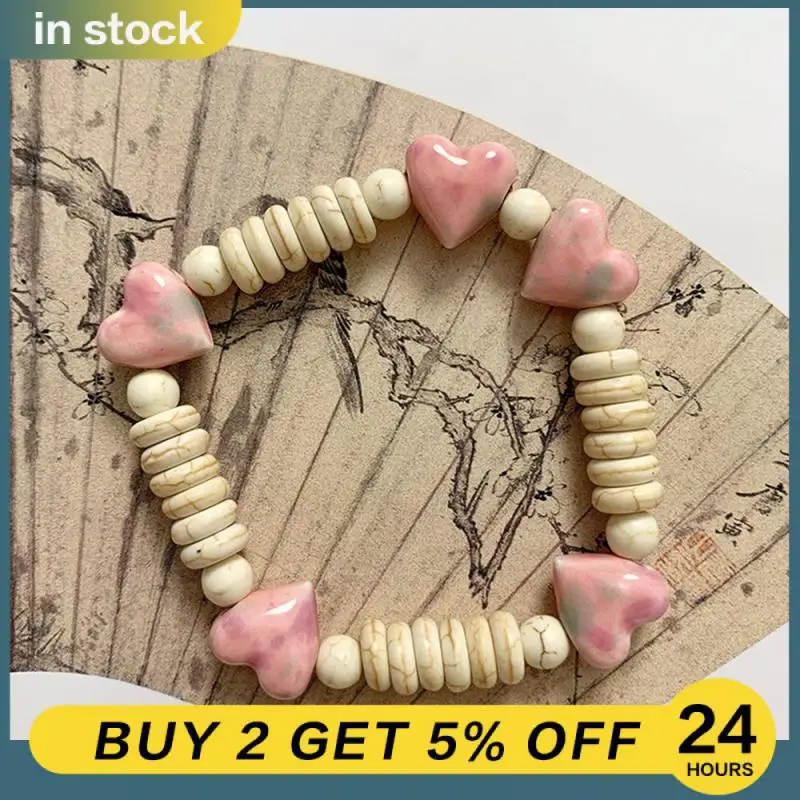 Comfortable Cream Bracelet Easy To Wear Fashion Accessories Hand-made Bracelet Selected Materials Lovely Jewelry Beautifully