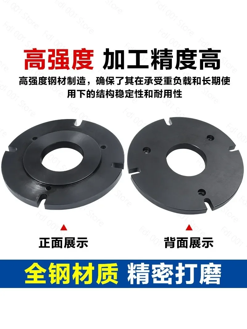 Vertical chuck 200 baseplate Precision self-centering Manual fixed installation Drilling machine table 160 Flange base
