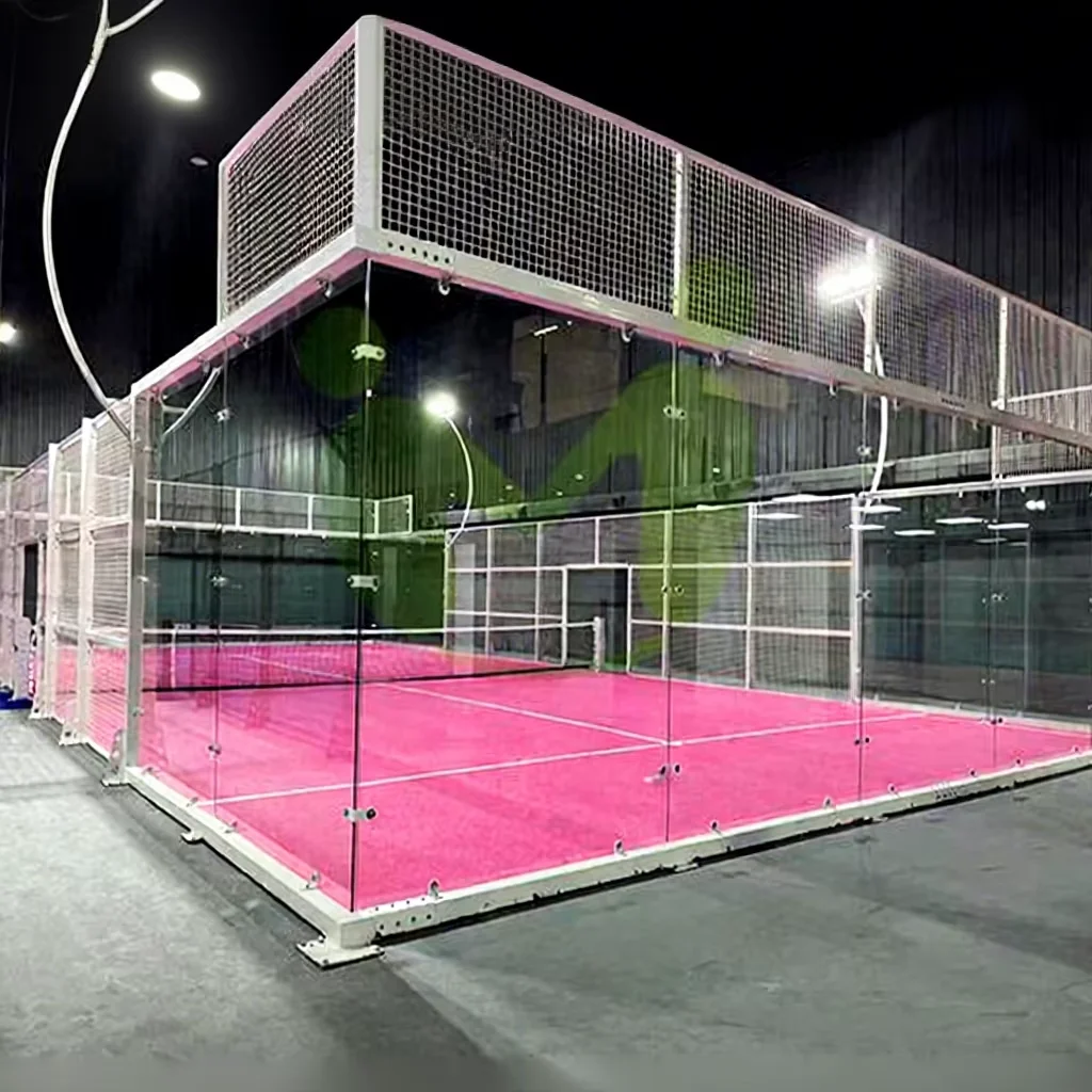 XTZPADEL Full Set Wholesale Panoramic Padel Court Outdoor Cage Tennis Custom Squash Court Facilities